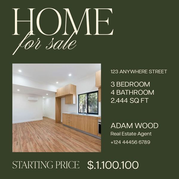 Home For Sale Realtor Property Instagram Post