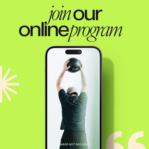Join Our Online Program Fitness Coach Instagram Post