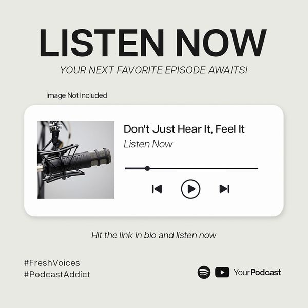 Listen Now Minica Podcast Instagram Post