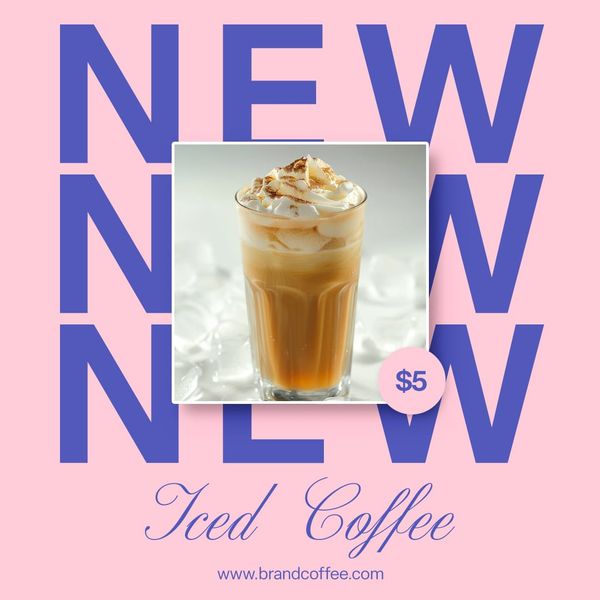 New Insta Coffee Instagram Post Template