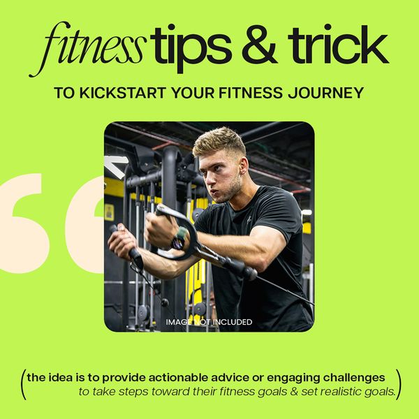 Tips & Trick Fitness Coach Instagram Post
