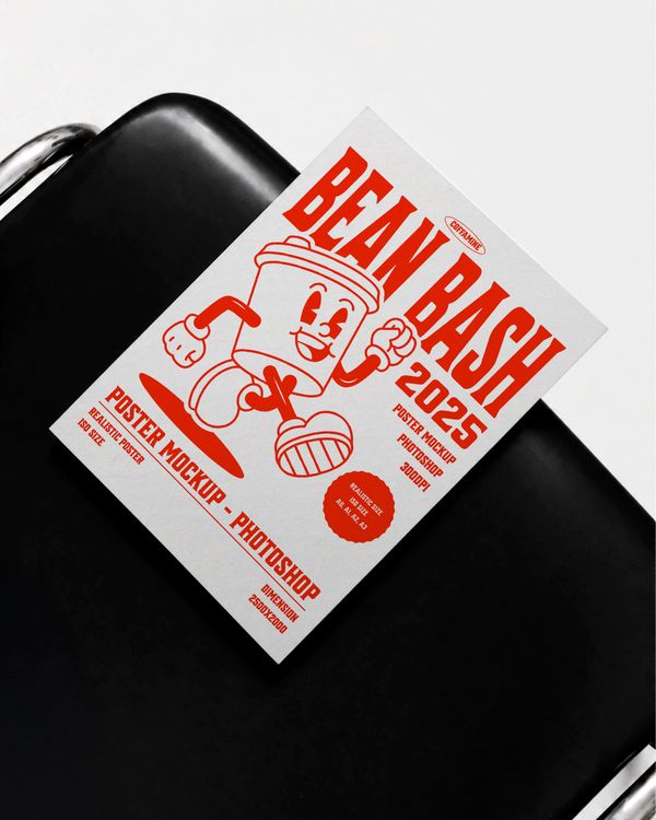 Advertising A4 Poster Mockup