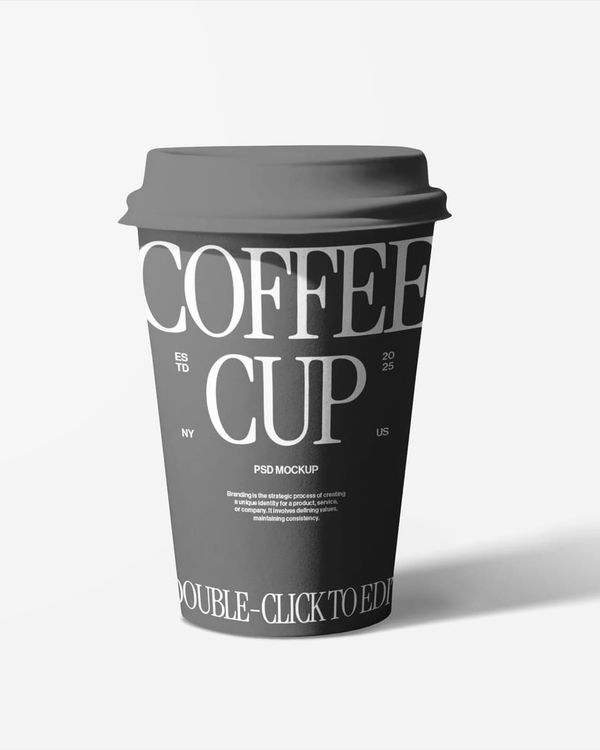 Coffee Paper Cup Mockup