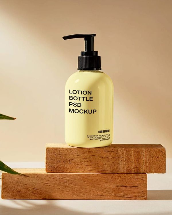 Cosmetic Bottle Mockup