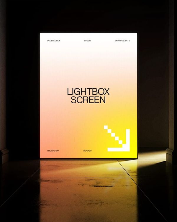 Lightbox Screen Mockup