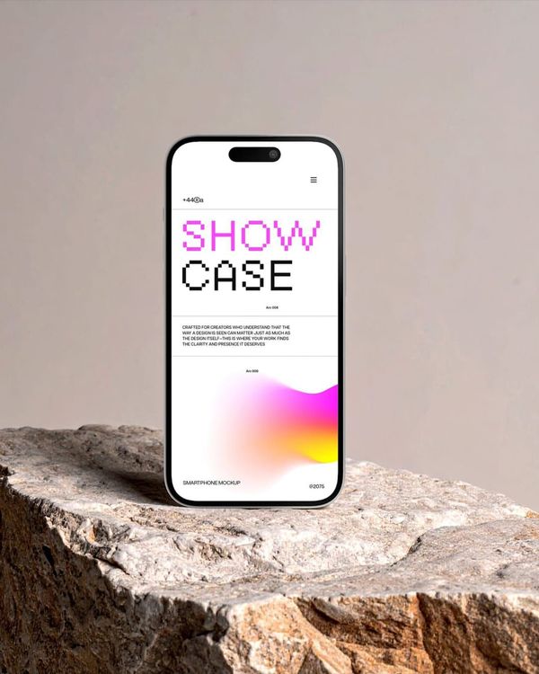 Minimalist Smartphone Mockup