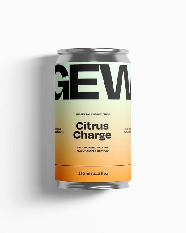 Realistic Soda Can Mockup on White Background