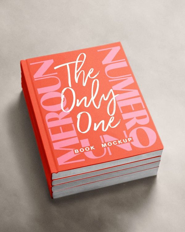 Stacked Book Mockup