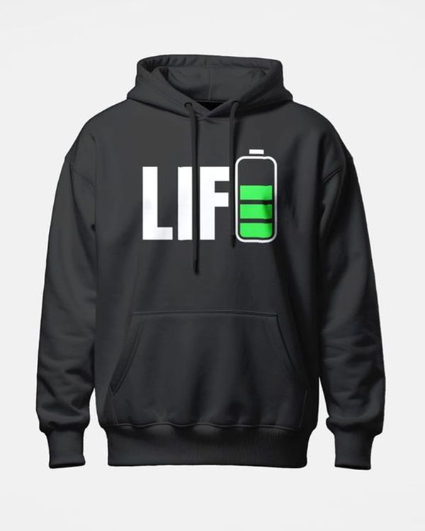 Plain Black Hoodie Mockup