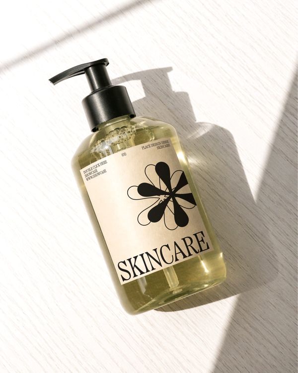 Cosmetic Dispenser Bottle Mockup