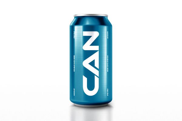 Minimal Aluminum Beverage Can Mockup