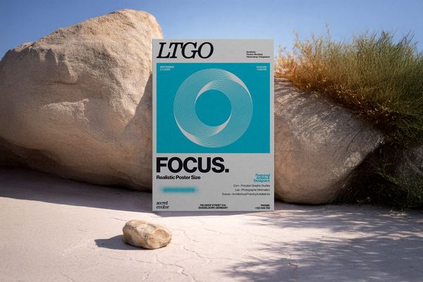 Modern Outdoor Poster Presentation Mockup