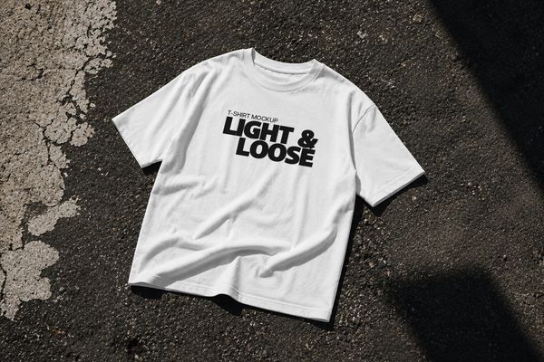 Asphalt Shadow T-Shirt Mockup