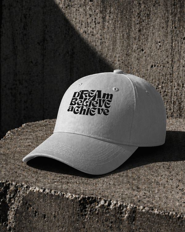 Cap Concrete Block Display Mockup