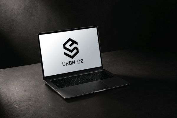 Dark Minimal Laptop Mockup