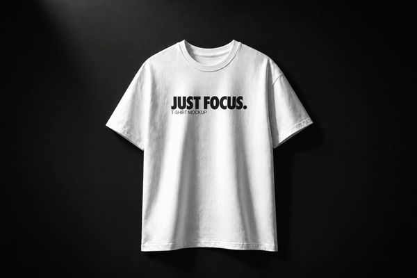 Dark Studio T-shirt  Apparel Mockup