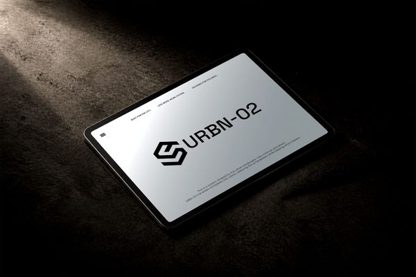 Dark Tablet Surface Mockup
