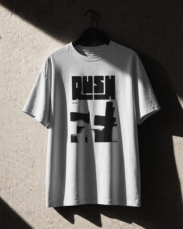 Hanging T-Shirt Concrete Wall Mockup
