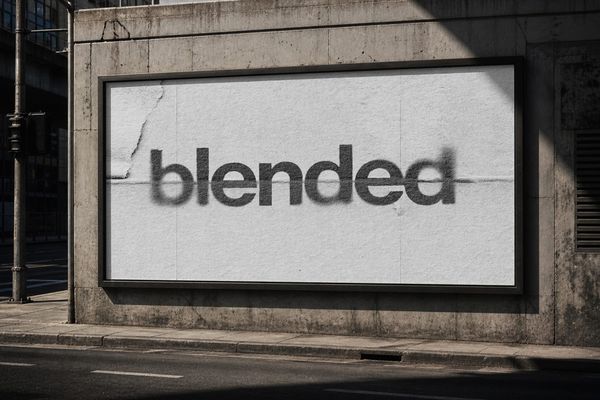 Large Outdoor Billboard Advertising Mockup