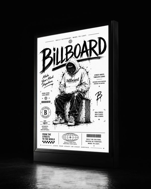 Midnight Glow Billboard Mockup
