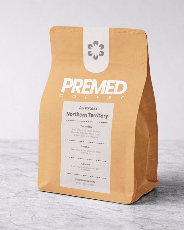 Premium Coffee Bean Packaging Bag Mockup