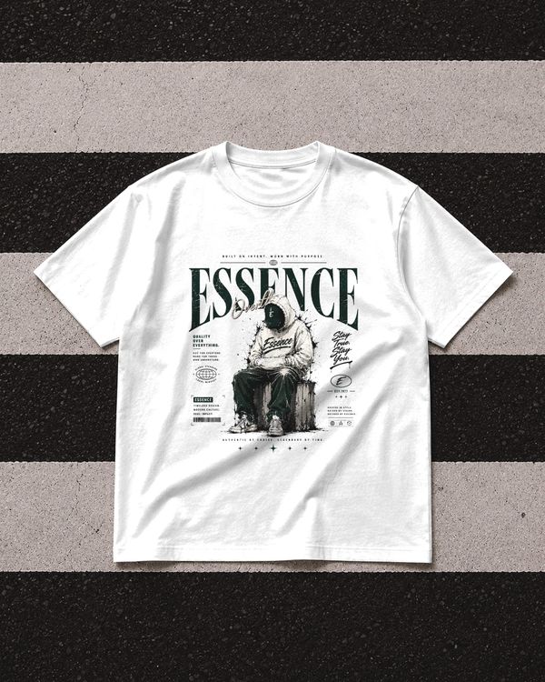 Streetwear Flat Lay T-Shirt Mockup