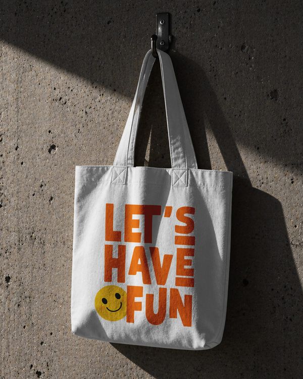 Tote Bag Urban Wall Mockup