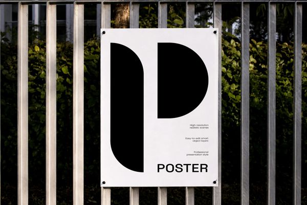 Urban Poster Display Mockup