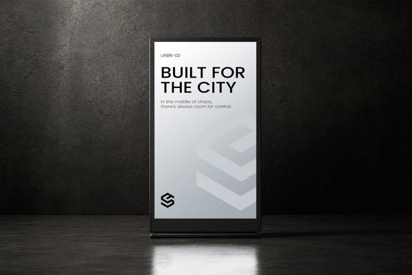 Vertical Screen Spotlight Mockup