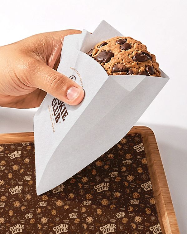 Cookie Paper Craft Mockup