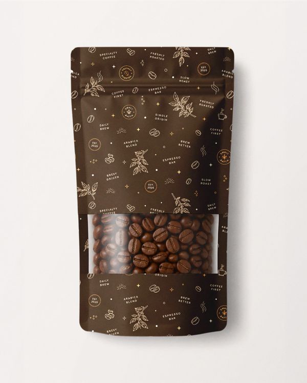 Coffee Pouch Mockup