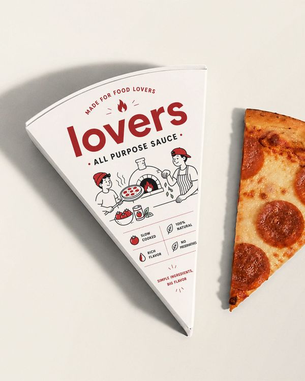 Takeaway Pizza Slice Packaging Mockup