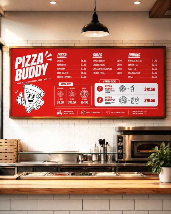 Display Board Mockup