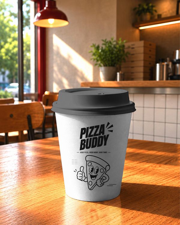 Disposable Cup Mockup