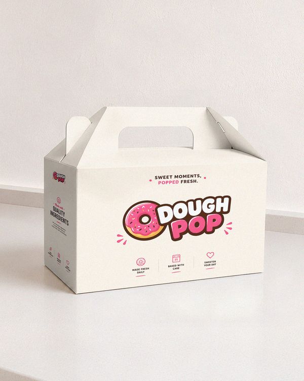 Food Box Package Mockup