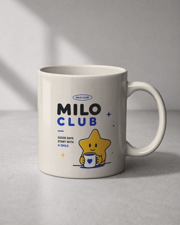 Mascot Coffee Mug Mockup