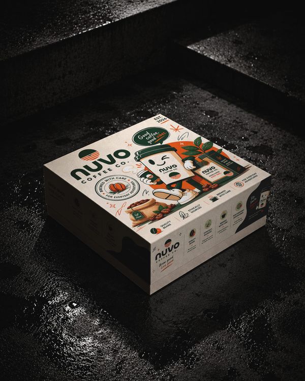 Product Packaging Box Mockup