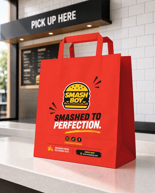 Retail Shopping Bag Mockup