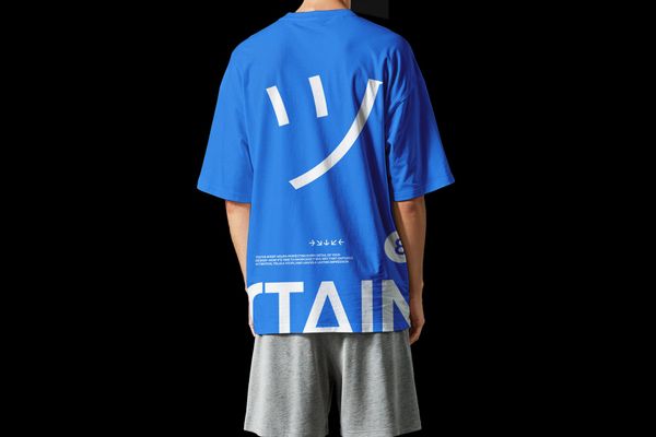 Back View T-Shirt Mockup