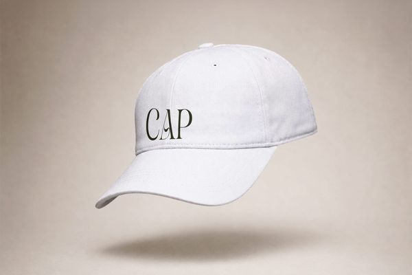 Lifestyle Baseball Cap Mockup with Model