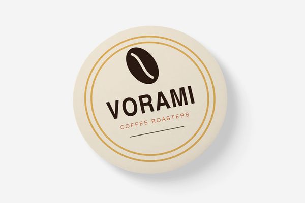 Minimalist Coffee Sticker Mockup With Premium Branding