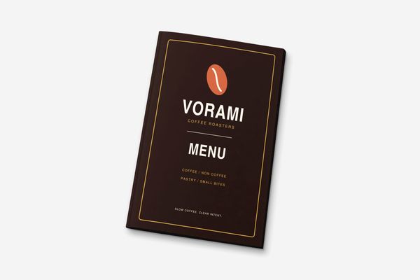 Minimalist Coffee Shop Menu Mockup