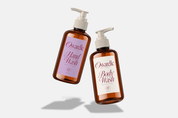 Amber Bottle Skincare Mockup