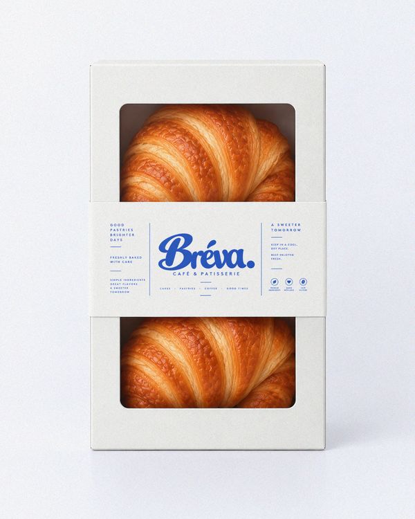 Label Pastry Box Mockup
