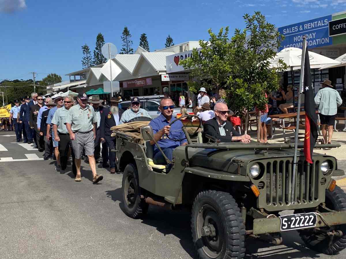 Photos from last year’s Anzac Day service and march. Join us on 25 April to honour our Service Men and Women.