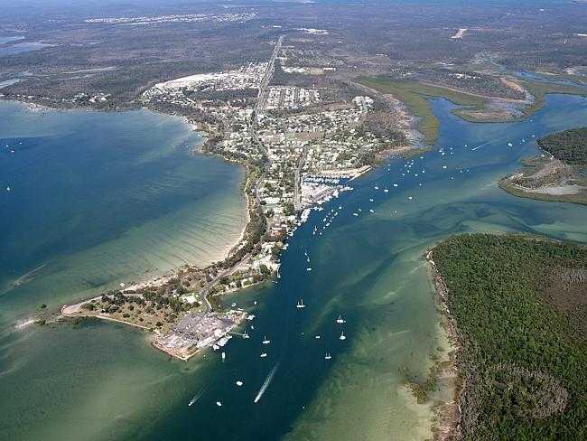 APRIL water activity day apr 16 Norman Point aerial view