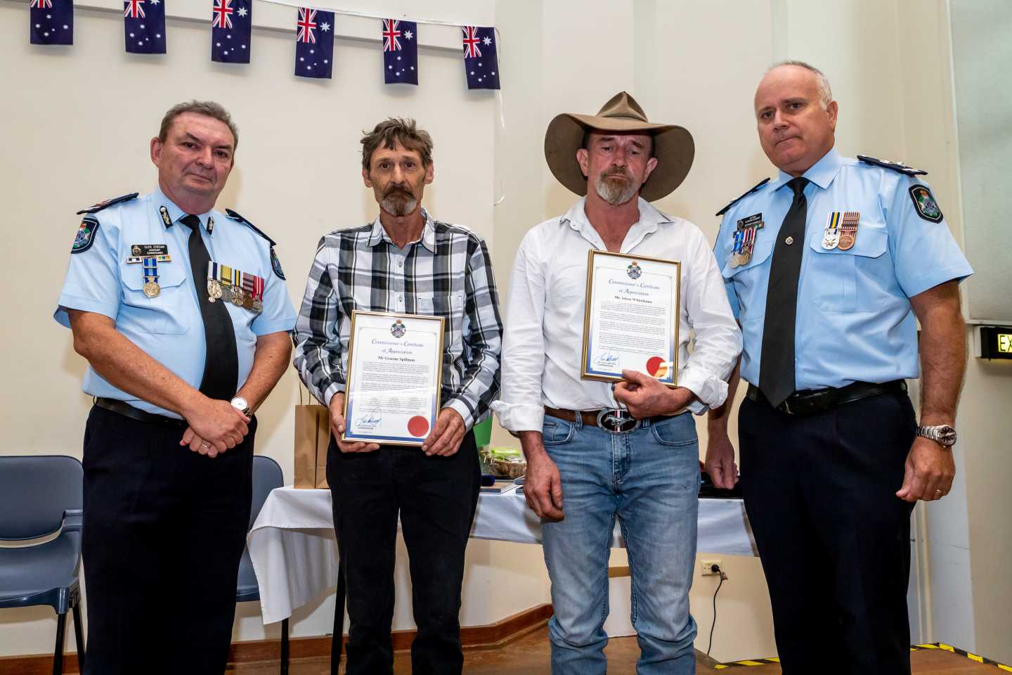 Reluctant heroes awarded at ceremony in Gympie