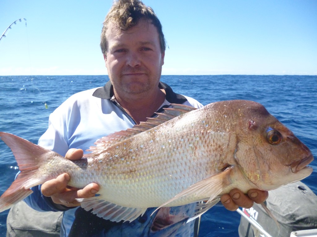 Dan with a dolphin fish