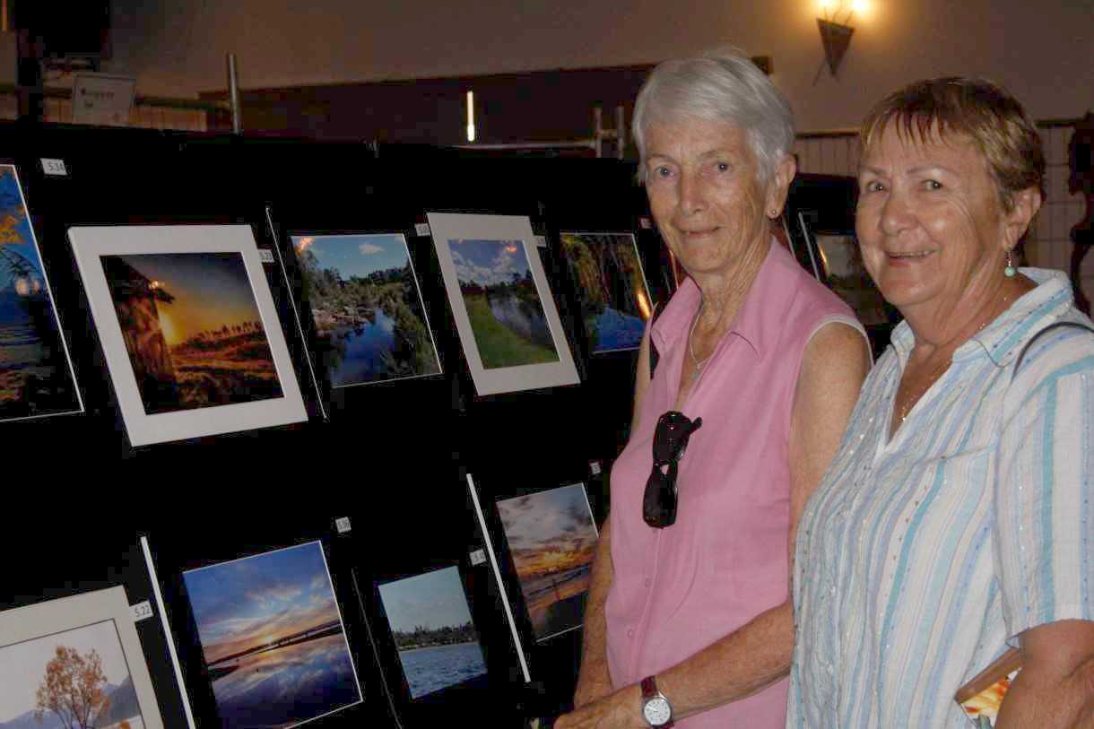 Enjoy a glass of wine whilst you browse the work of our very talented locals - January 21-22