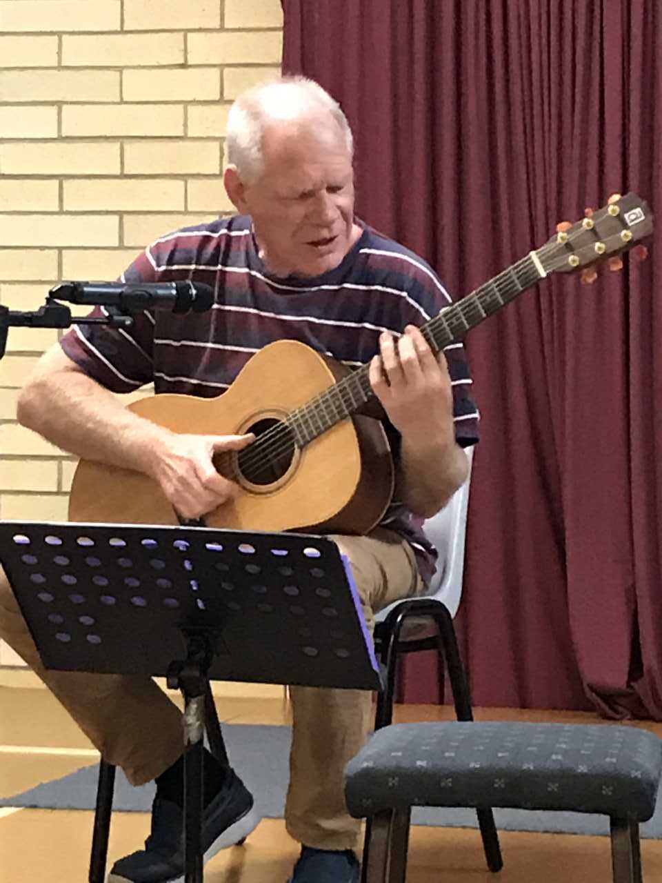 Gunther, a fine guitarist and our sound engineer